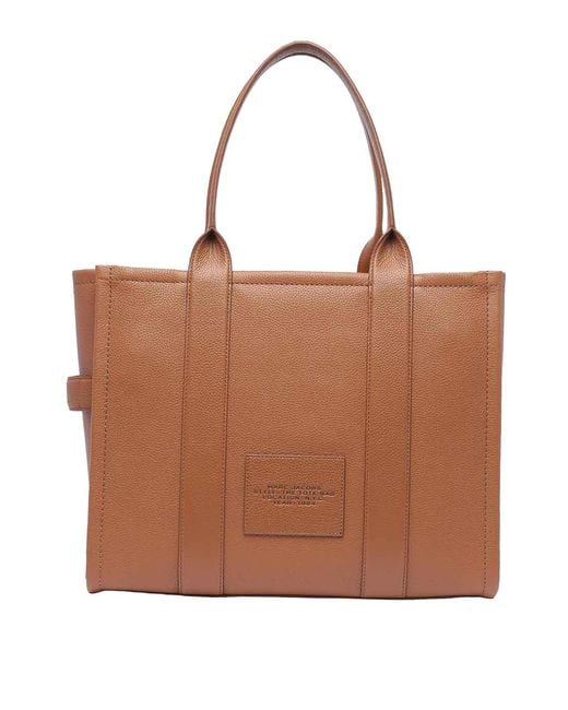 Marc Jacobs Brown The Leather Large Tote Bag