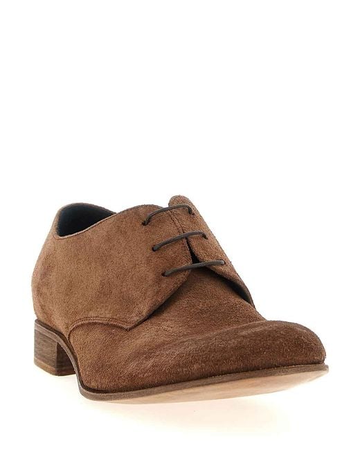 Julian Fashion Brown Suede Lace Up for men