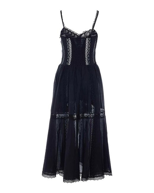 Charo Ruiz Blue Ibiza Dafelle Long Dress