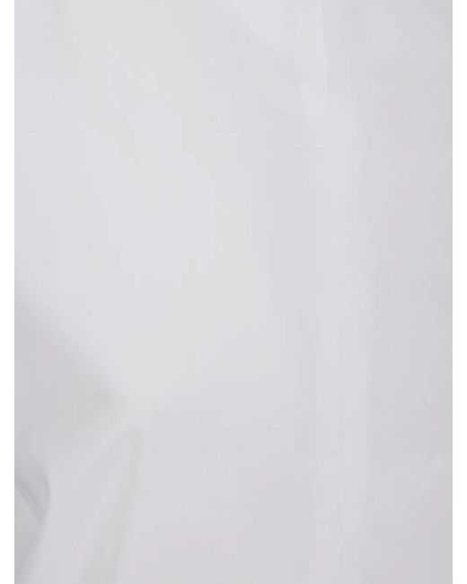 Sacai White Poplin Pullover