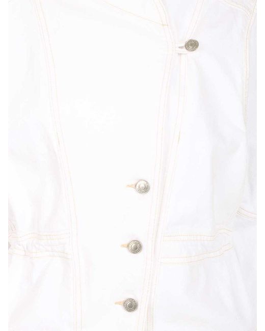 Isabel Marant White Denim Jacket