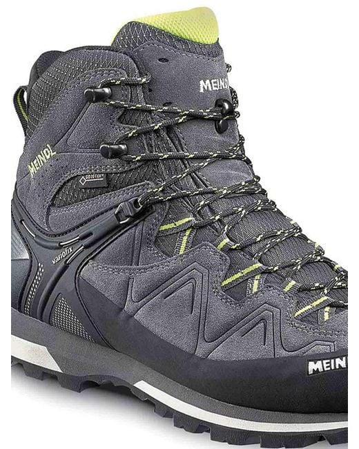 Meindl Gray Trekking Shoes for men