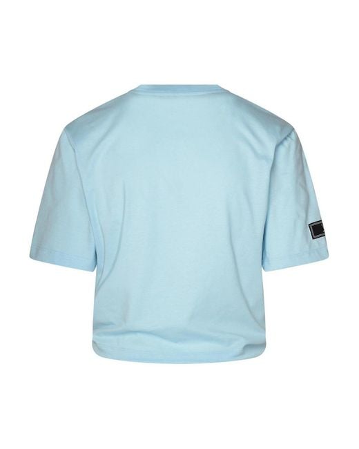 Versace Blue Cotton T-shirt