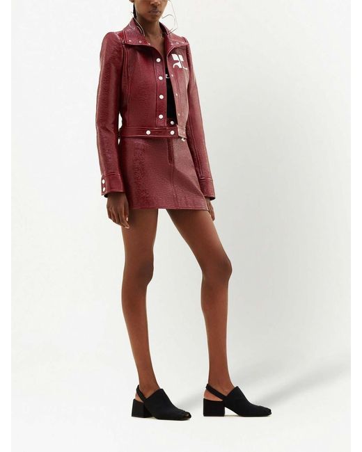 Courreges Red Reedition" Vinyl Jacket