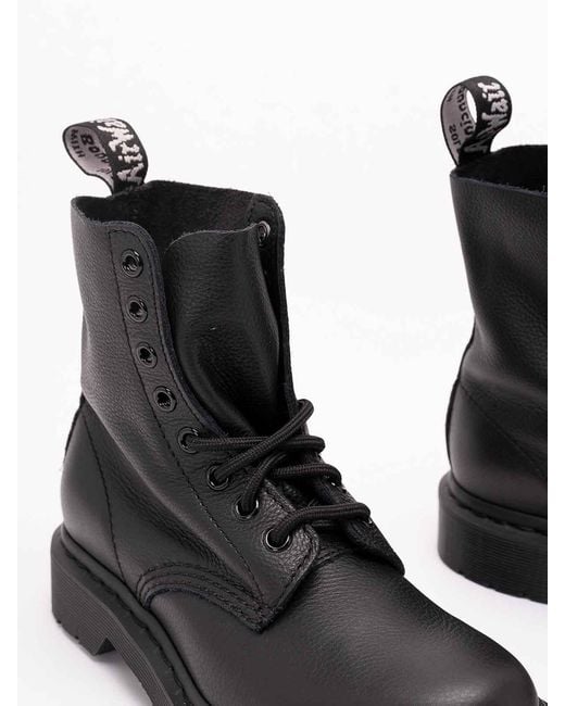 Dr. Martens Black '1460 Pascal Mono' Boots