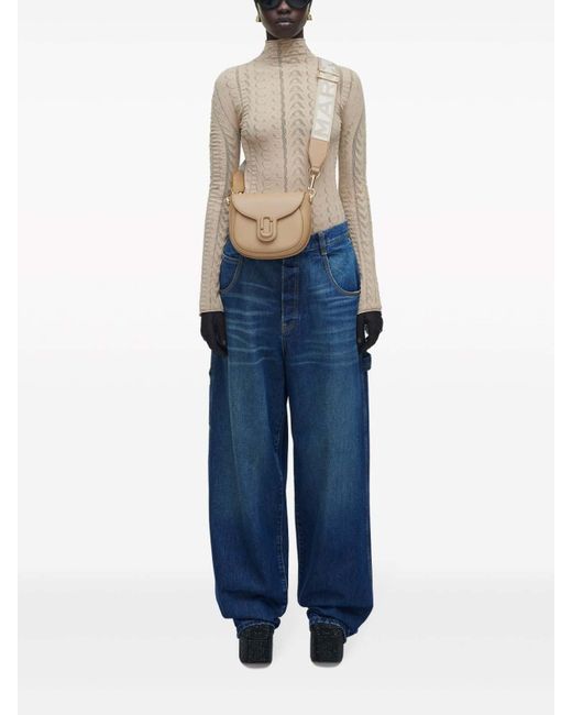 Marc Jacobs Natural Small Saddle Crossbody Bag