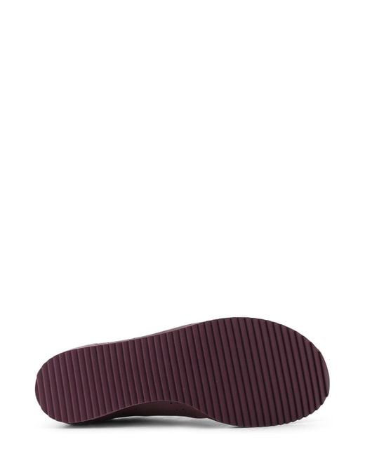 AMI Purple Low-Top Leather Sneakers for men