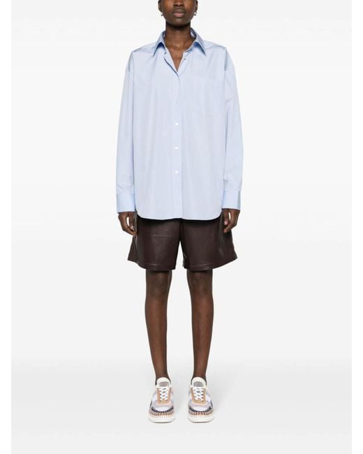 Stella McCartney White Floral Print Shirt