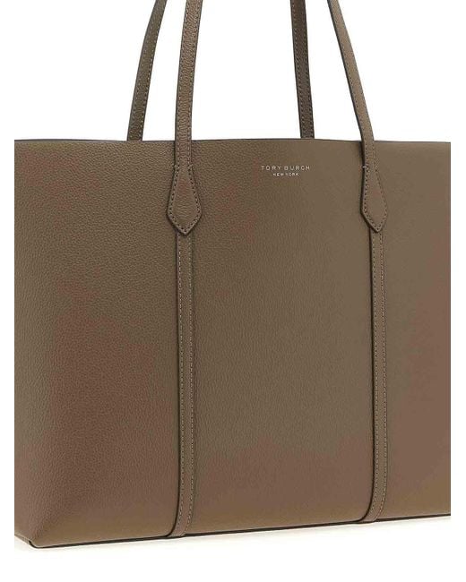 Tory Burch Brown Perry Shopping Bag