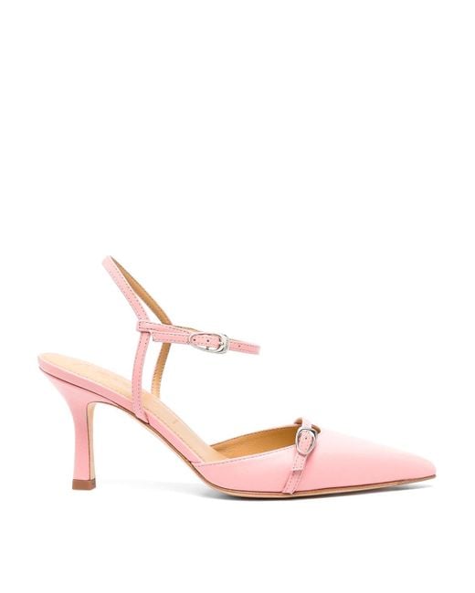 Aeyde Pink Medium Heeled Sandals