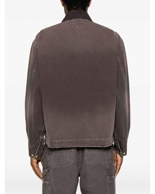 Carhartt Brown Og Detroit Jacket for men