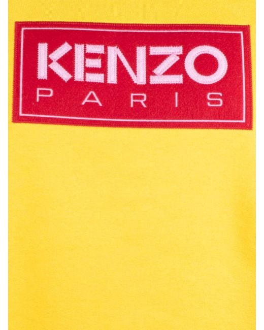 KENZO Yellow Logo Sweatshirt