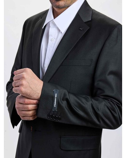 Karl Lagerfeld Black Giacca Clever for men