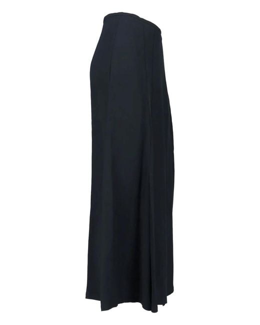 Aspesi Blue Classic Skirt With Silhouette
