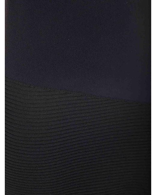 Issey Miyake Blue Asymmetric Sleeveless Dress