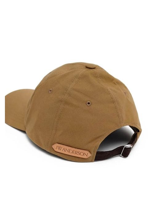 J.W. Anderson Natural Baseball Cap With Logo for men