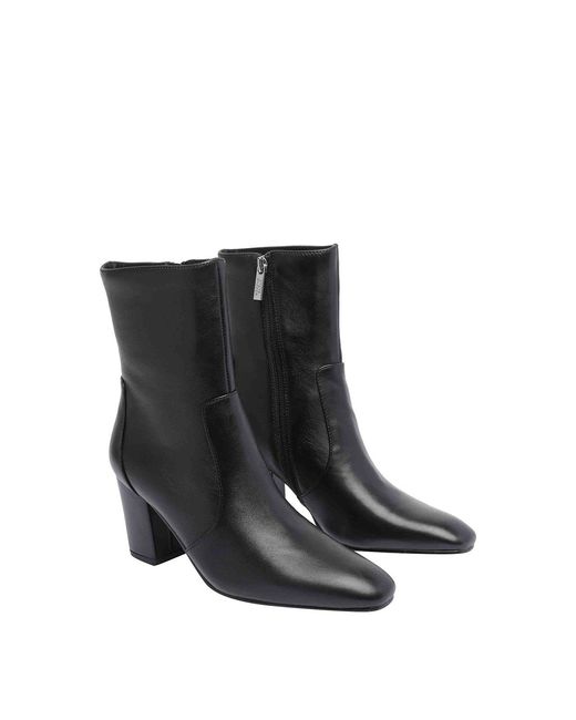 Steve Madden Black Crossbar Pump Booties
