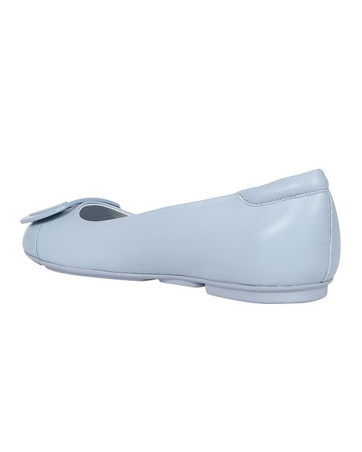 Hogan Blue Patent Leather Ballerina