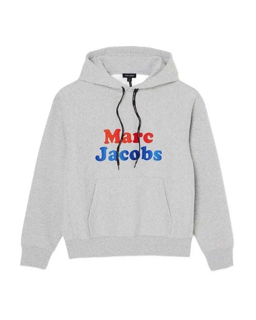 Marc Jacobs White Canal Street Logo Hoody