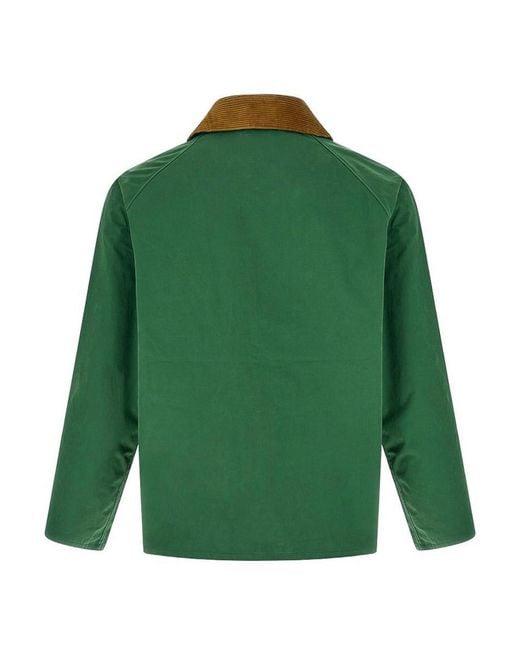 Barbour Green Transporter Jacket for men
