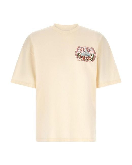 Amiri White Chateau Sketch T-Shirt for men