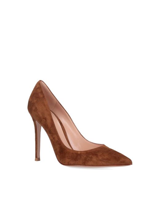 Gianvito Rossi Brown Dcollet