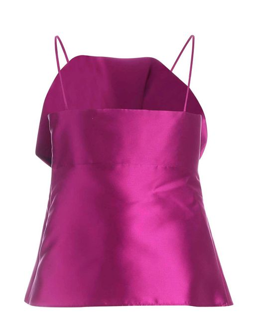 Alberta Ferretti Purple Sleeveless Tops