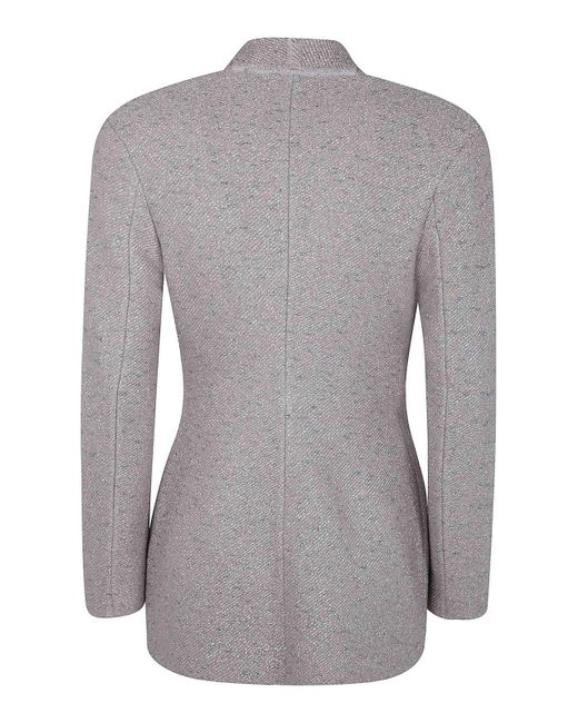 Giorgio Armani Gray Punto Desired Jacket Until 14