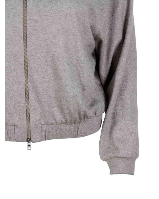 Barba Napoli Gray Sweatshirt