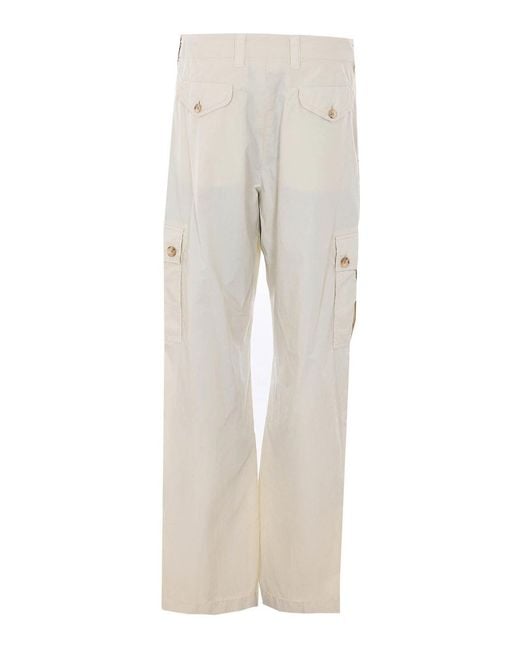Dolce & Gabbana Gray Poplin Pants for men