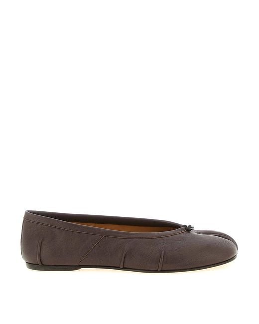 Maison Margiela Brown Tabi New Ballet Flats