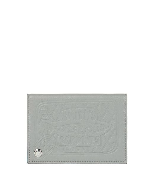 Paul Smith Gray Sardine Card Holder for men