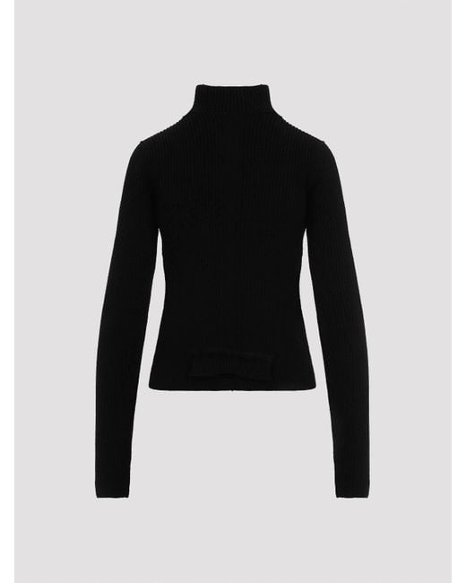 Rick Owens Black Ehadon Dbl Pullover