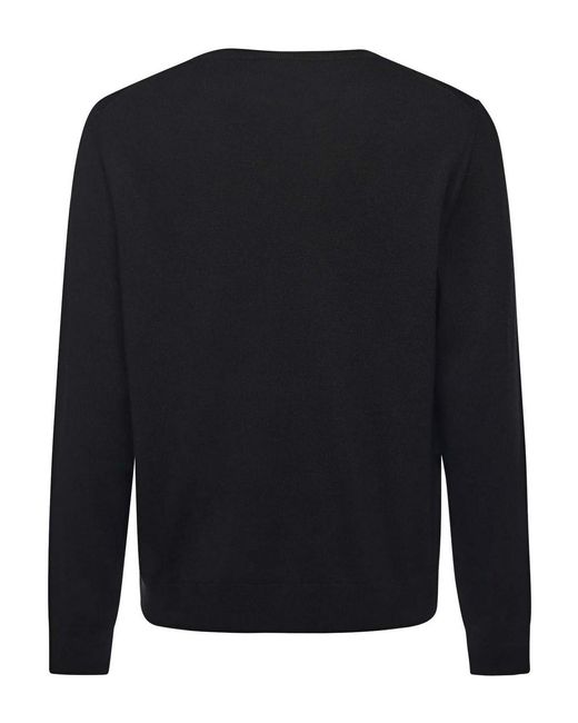 Etro Blue Wool Sweater With Embroidered Monogram for men