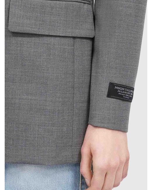 MSGM Gray Jacket
