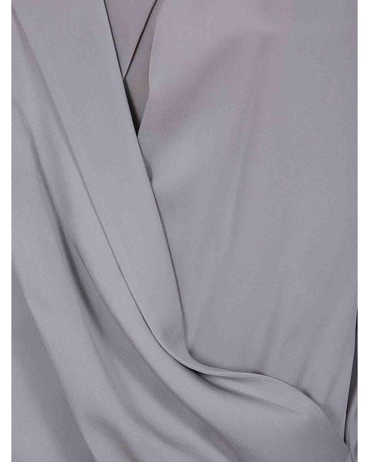 Theory Blue Pk Lapel Wrap Blmod