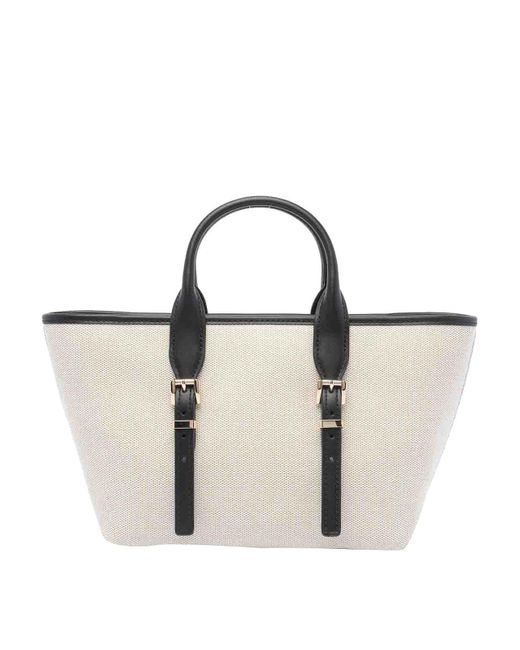 MICHAEL Michael Kors White Small Moore Satchel Bag