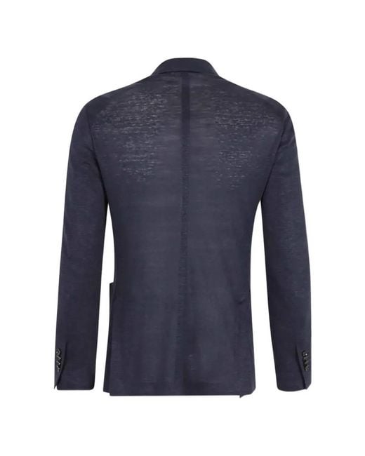 Lardini Blue Giacca Uomo Jersey Drop 7 Reg for men