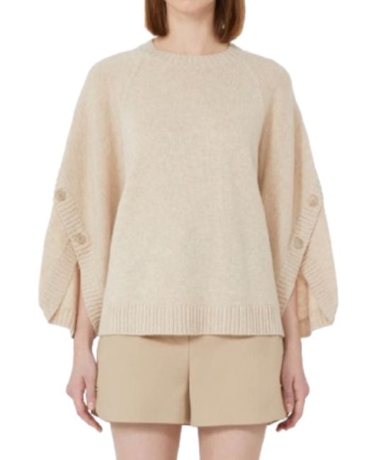 Max Mara Natural Oversized Sweater