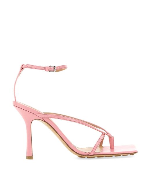 Bottega Veneta Pink Stretch Sandal