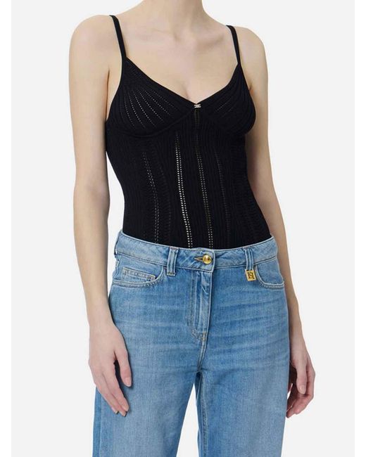 Elisabetta Franchi Black Top