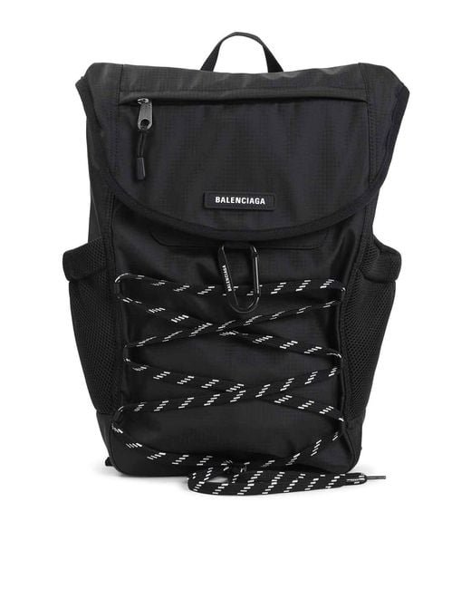 Balenciaga Black Hike Backpack for men