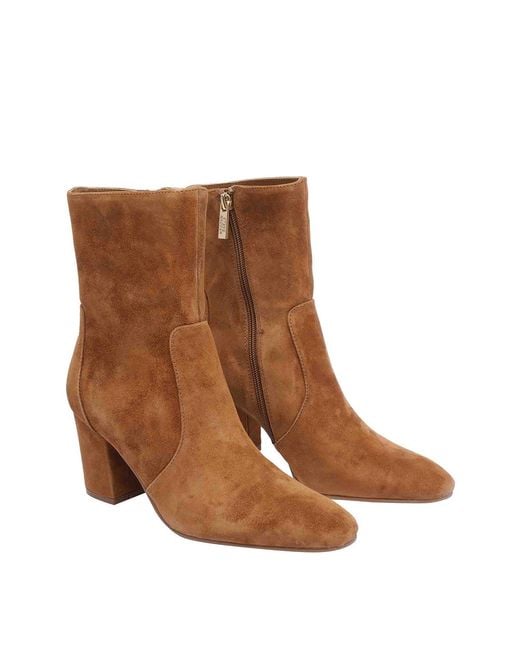 Steve Madden Brown Crossbar Pump Booties