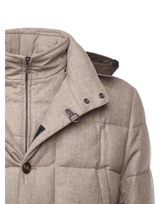Fay Gray Wool Down Jacket for men