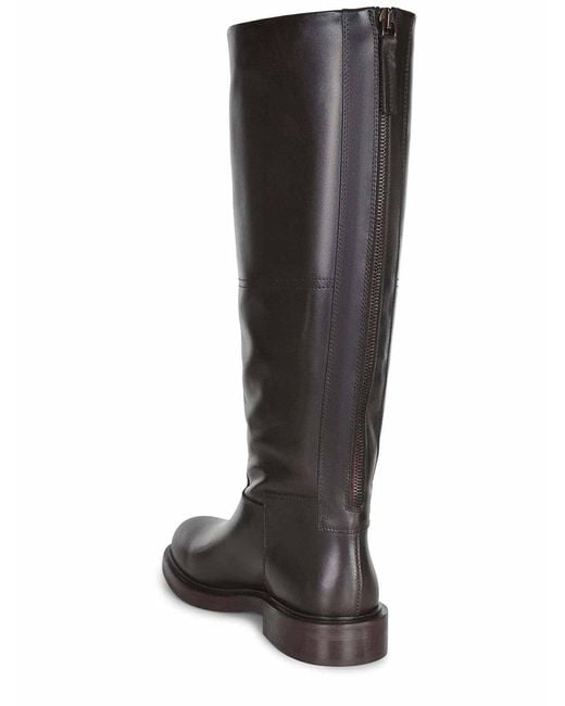 Poeve Brown Boots Made Of Calf Leather