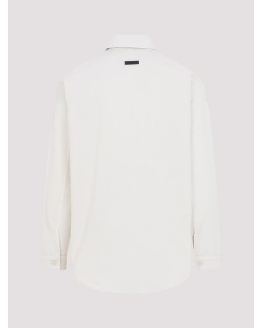 Fear Of God White Relaxed Shirt for men