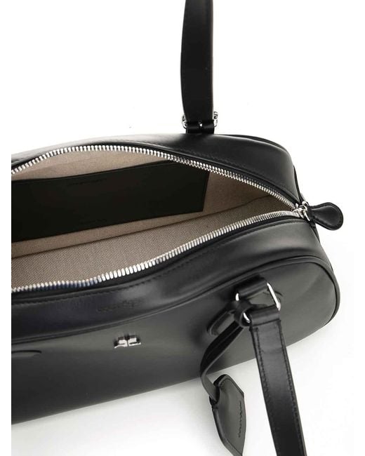 Courreges Black Medium Leather Bag