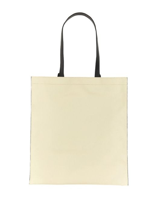 Moschino White Hawaiian Print Mini Tote Handbag for men