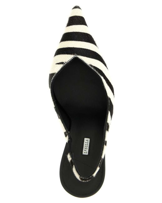 Le Silla Metallic Vivienne Slingback