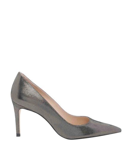 Stuart Weitzman Gray Stuart Power Decollete